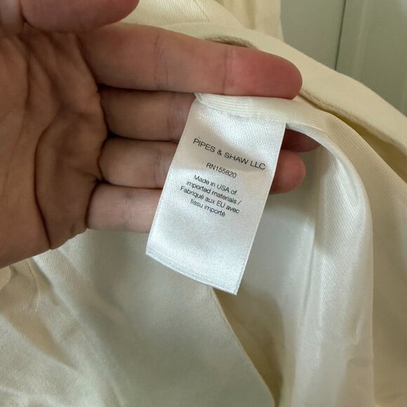 Veronica Beard Linen Dickey Jacket Size 4 Color White Cream - Picture 4 of 5